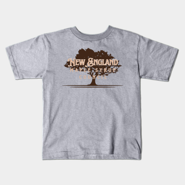 New England Maple Syrup Council - Gilmore Girls Kids T-Shirt by Stars Hollow Mercantile