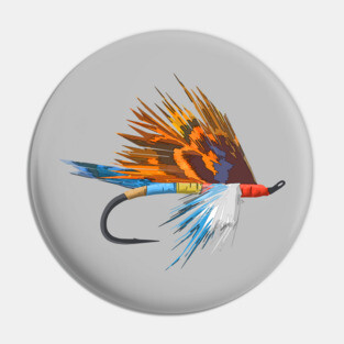 Fly Fishing Fly Tie Art Fisherman T-shirt by TeeCreations Pin