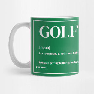 Funny Golf Definition Mug