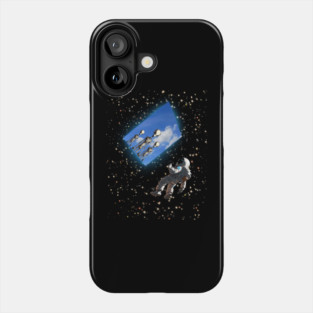 Astronaut Discovers Alien Portal Phone Case