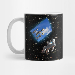 Astronaut Discovers Alien Portal Mug