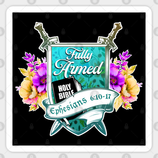 Fully Armed Floral Sticker by Rocket Girl