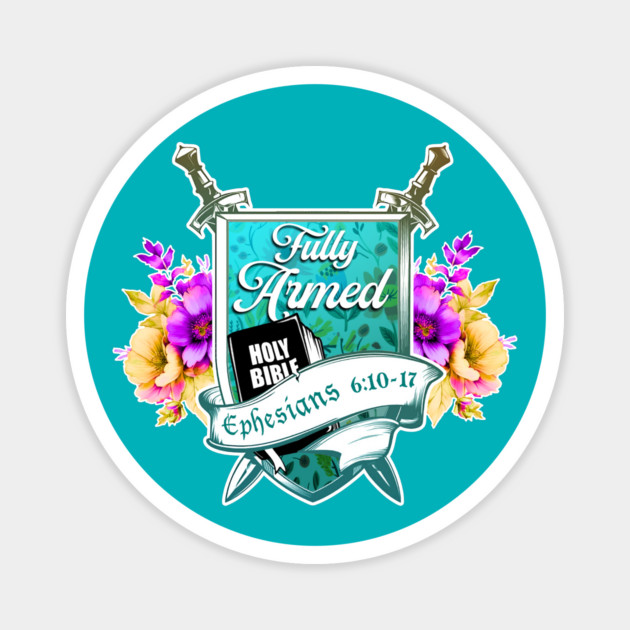 Fully Armed Floral Magnet by Rocket Girl