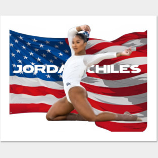 Jordan chiles Posters and Art