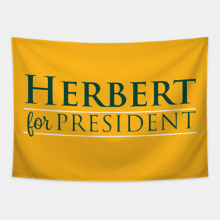 Justin Herbert For President Tapestry