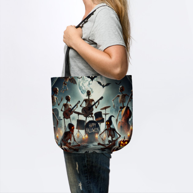 Happy Halloween Skeleton Band by BirdsnStuff