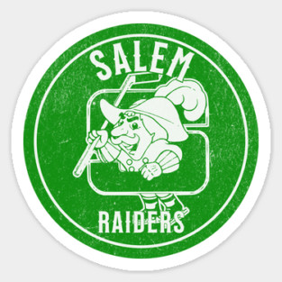 Defunct Hockey Team Salem Raiders ACHL Salem Virginia Hockey Team Sticker