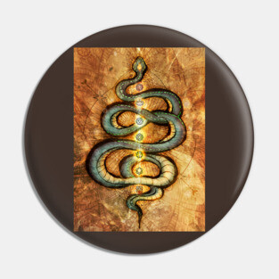 Kundalini Serpent Pin