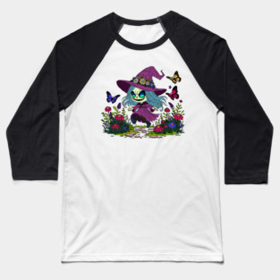 Cute Spring Witch Baseball T-Shirt
