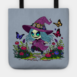 Cute Spring Witch Tote