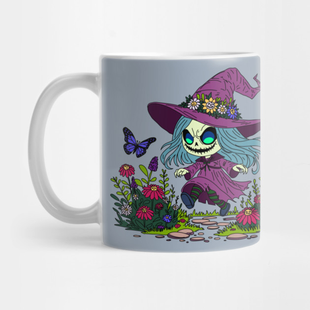 Cute Spring Witch by H. R. Sinclair