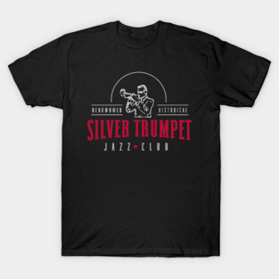 Silver Trumpet Vintage Jazz Club T-Shirt