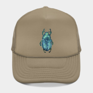 Shiny Green Beetle Hat
