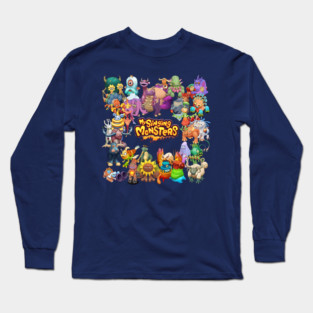 My Singing Monsters on Fire Long Sleeve T-Shirt