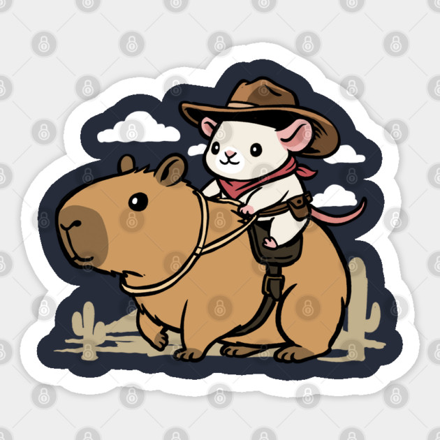 Rodeo Rodent Sticker by GoshWow®