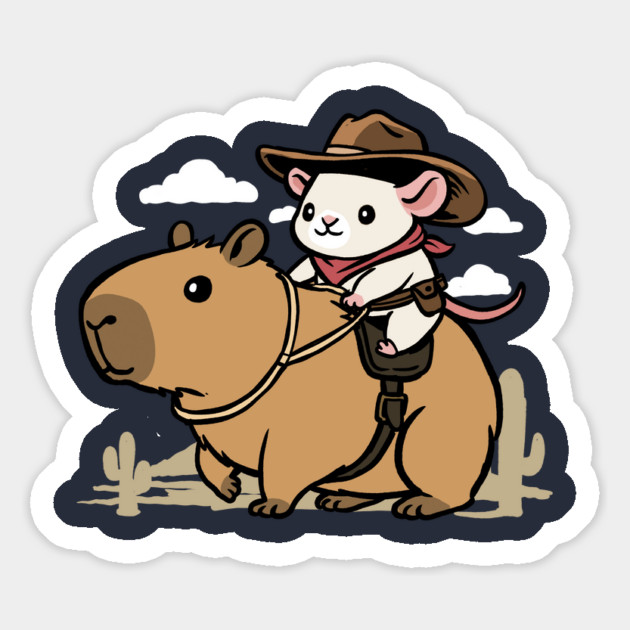 Rodeo Rodent Magnet by GoshWow®