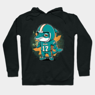THE DOLPHINS - MIAMI DOLPHINS FOOTBALL TEAM Hoodie