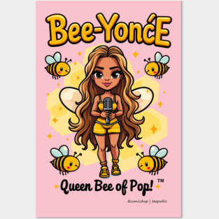 Queen Bee - Beeyonce , music parody fanart meme Posters and Art
