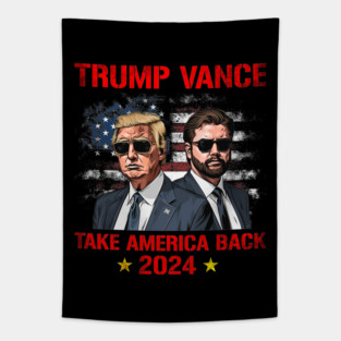 Trump Vance 2024 Tapestry