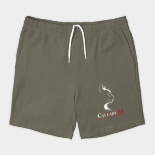 Cat Ladies for Kamala Funny Cat 2024 Election President Kamala Harris Shorts