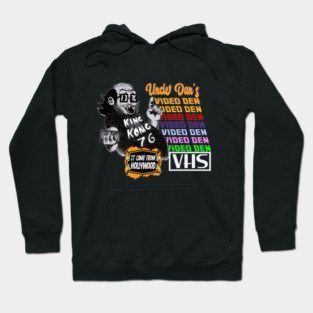 Uncle Dan's Video Den-Logo Tee Hoodie