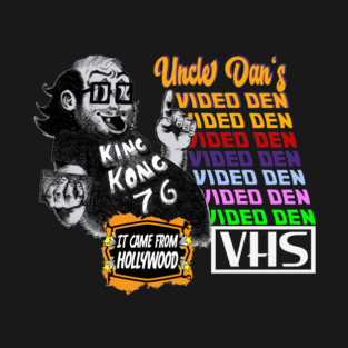 Uncle Dan's Video Den-Logo Tee T-Shirt
