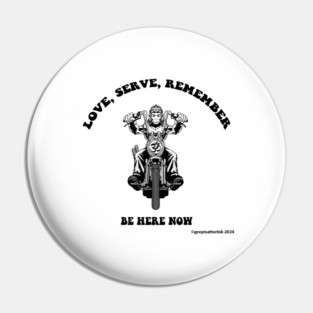 Ram Dass Hanuman Biker Pin