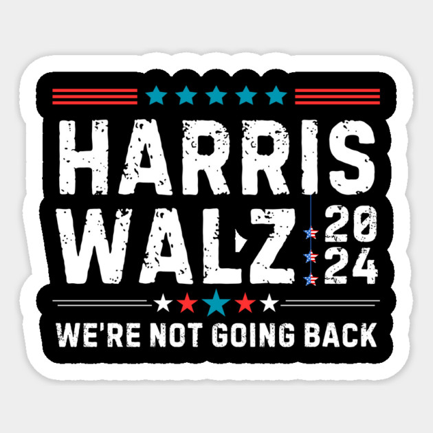 Harris Walz 2024 Sticker by The WYLD Tribe