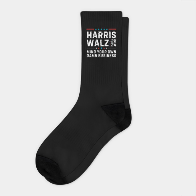 Harris Walz 2024 Socks by The WYLD Tribe
