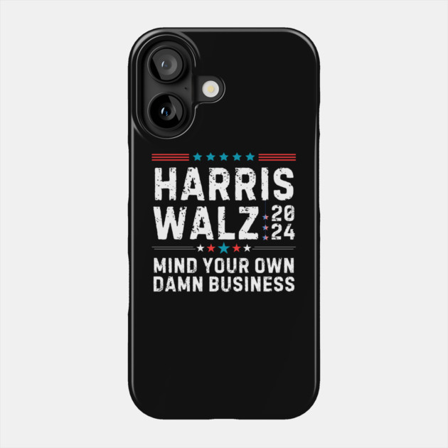 Harris Walz 2024 Phone Case by The WYLD Tribe