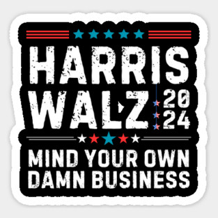 Harris Walz 2024 Sticker