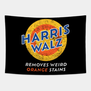 Harris Walz 2024 Waltz Removes Weird Orange Stains Tapestry