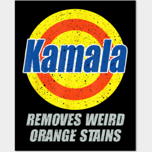 Kamala 2024 Harris President Removes Weird Orange Stains Posters and Art