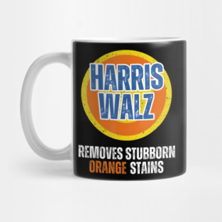 KAMALA WALZ DETERGENT REMOVES STUBBORN ORANGE STAINS 2024 Mug