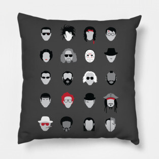 Classic Movie Characters Pillow