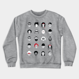 Classic Movie Characters Crewneck Sweatshirt