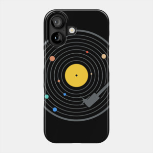 This Vinyl Record Solar System (Space Music) Phone Case