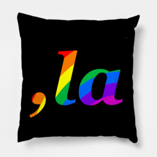 "comma la" Kamala Harris Full Color Pillow