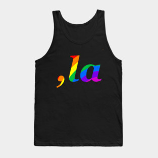 "comma la" Kamala Harris Full Color Tank Top