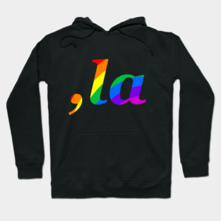 "comma la" Kamala Harris Full Color Hoodie