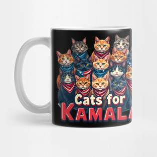 Kamala Cat-Vote for Kamala Harris as Preident 2024 Mug