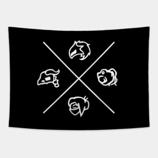 Slay the Spire Character Symbols Tapestry