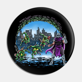 Turtles Cover Pin