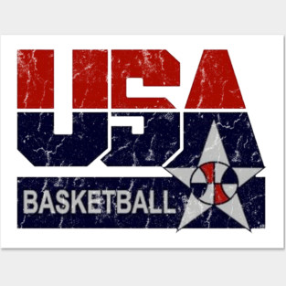 Usa basketball Vintage Posters and Art