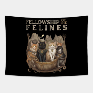 Fellowship of the Felines - Lord of the Rings Tapestry
