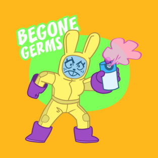 RadLazy: begone Germs! T-Shirt