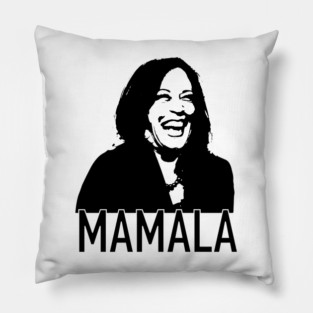 Kamala Harris Laughing (MAMALA) Pillow