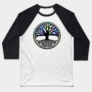 Tree of life -Yggdrasil Baseball T-Shirt