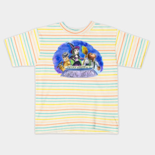 Penny Dreadful's Shilling Shockers Trio Logo by Sarah Adam Kids T-Shirt