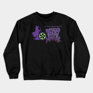 Penny Dreadful's Wicked Scary Movies - Logo 1 - by Eric Marshall Crewneck Sweatshirt